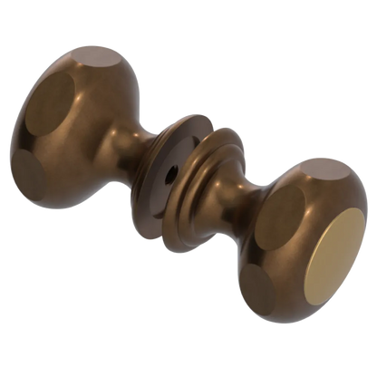 Rubinet Shower Door Knob (set) Tuscan Brass