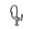 Rubinet Single Hole Dual Handle Lav. Set. (less drain) Polished Nickel