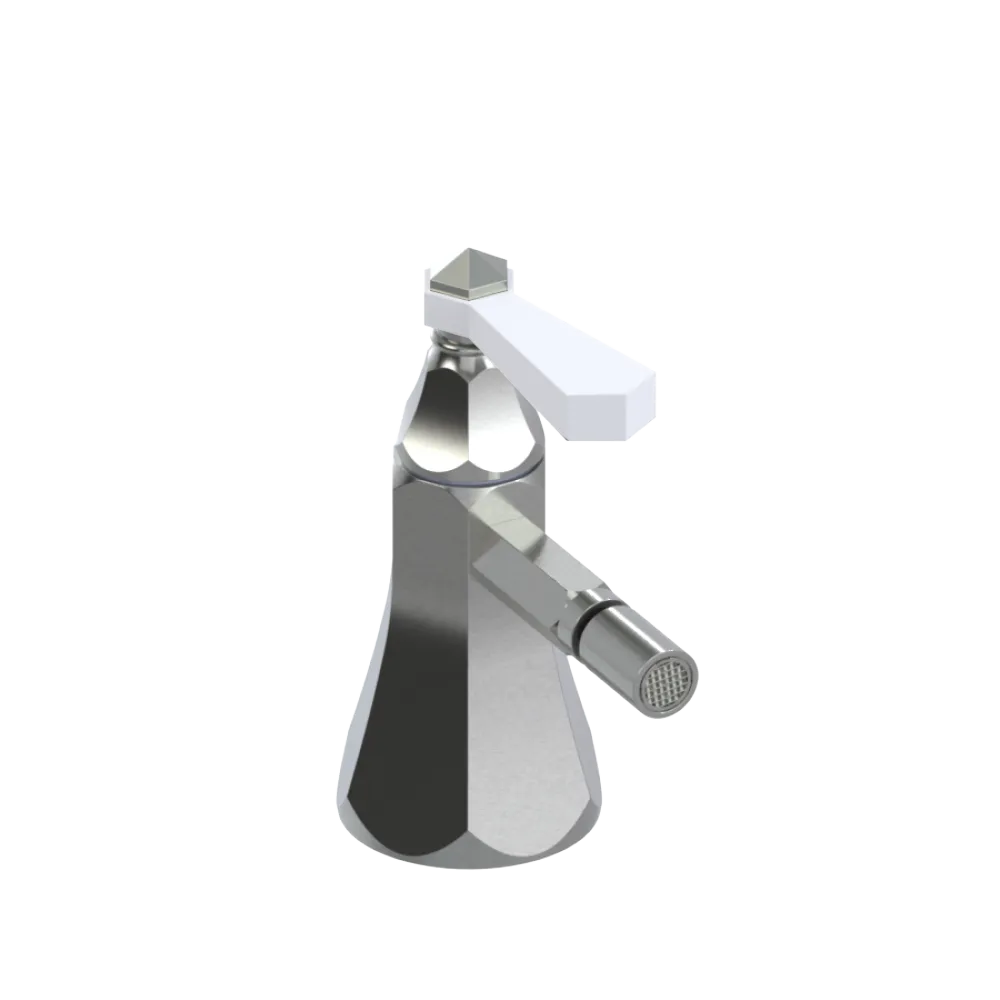 Rubinet Single Control Bidet Fitting (less drain) Satin Nickel