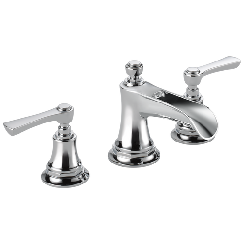 Brizo Widespread Lavatory Faucet With Channel Spout Less Handles 15 Gpm