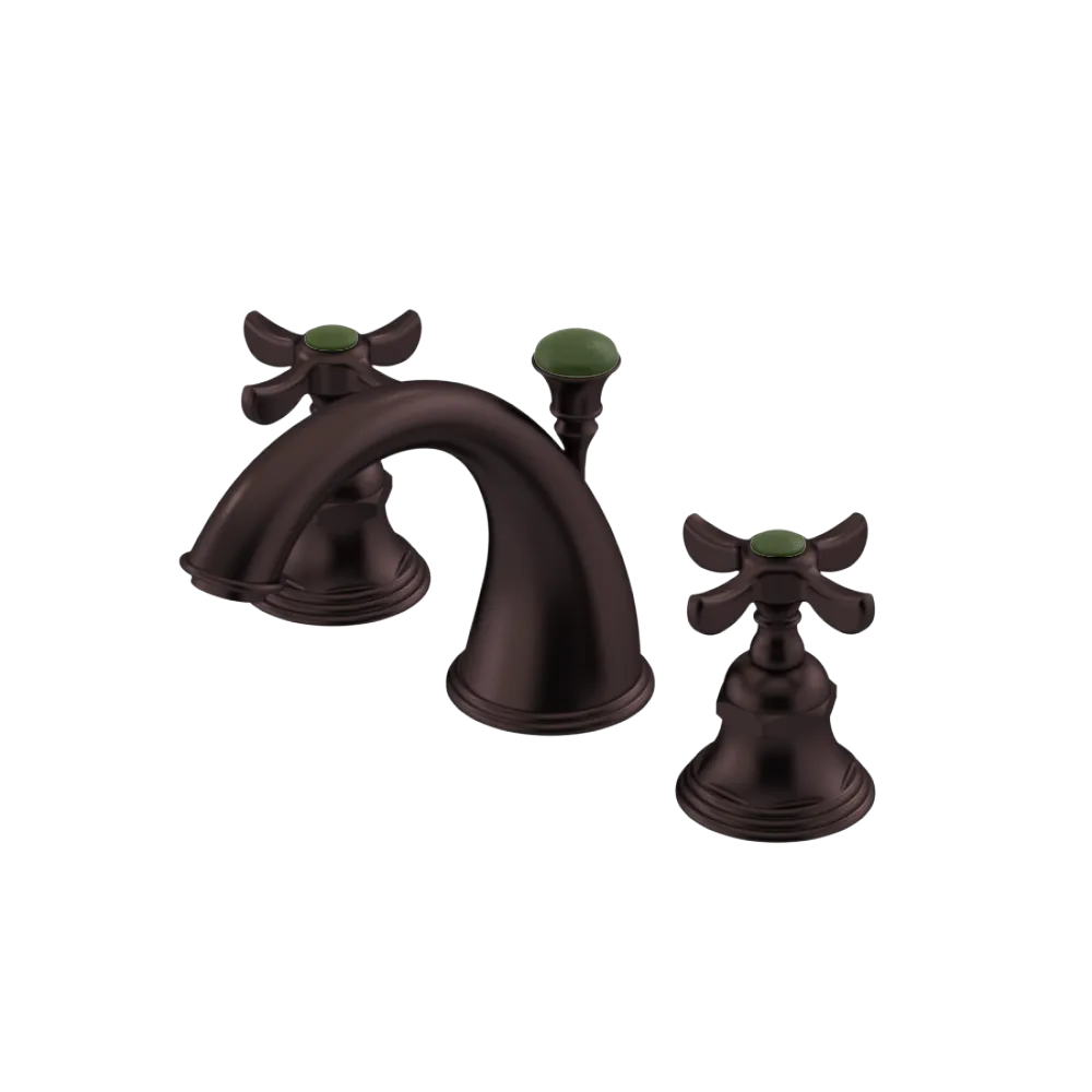 Rubinet Widespread Lav. Set. (less drain) Oil Rubbed Bronze