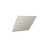 Baril Square 10" anti-limestone shower head