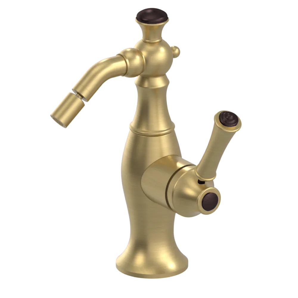 Rubinet Single Control Bidet Fitting (less drain) Satin Gold