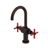 Rubinet Single Hole Dual Handle Lav. Set with LaSalle Spout (less drain) Oil Rubbed Bronze