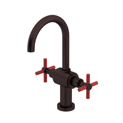 Rubinet Single Hole Dual Handle Lav. Set with LaSalle Spout (less drain) Oil Rubbed Bronze