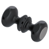 Rubinet Shower Door Knob (set) Matt Black