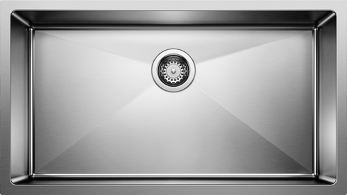 Blanco  QUATRUS R15 U Super Single Stainless Steel Kitchen Sinks