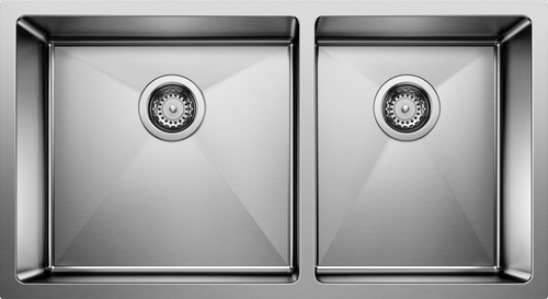 Blanco  QUATRUS R15 U 1¾ Stainless Steel Kitchen Sinks