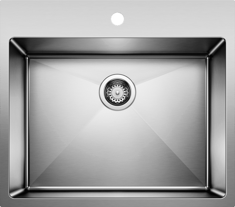 Blanco  Quatrus 24" x 22" R15 Laundry Stainless Steel Kitchen Sinks