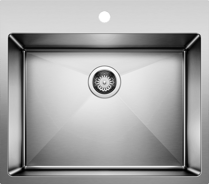 Blanco  Quatrus 24" x 22" R15 Laundry Stainless Steel Kitchen Sinks