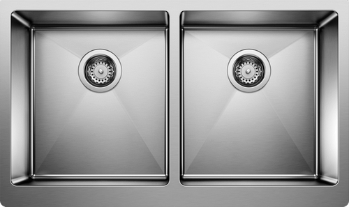 Blanco  QUATRUS R15 U 2 Apron Stainless Steel Kitchen Sinks