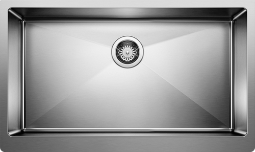 Blanco  QUATRUS R15 U Super Single Apron Stainless Steel Kitchen Sinks