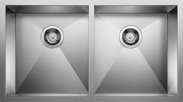 Blanco  QUATRUS U 2 Stainless Steel Kitchen Sinks