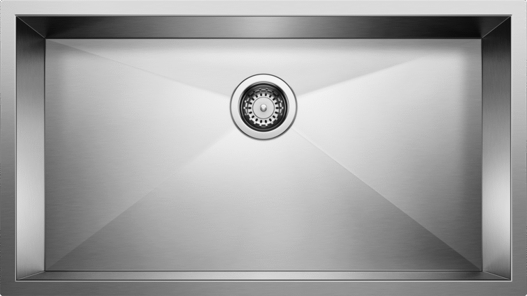 Blanco  QUATRUS U 1 Super Single Stainless Steel Kitchen Sinks