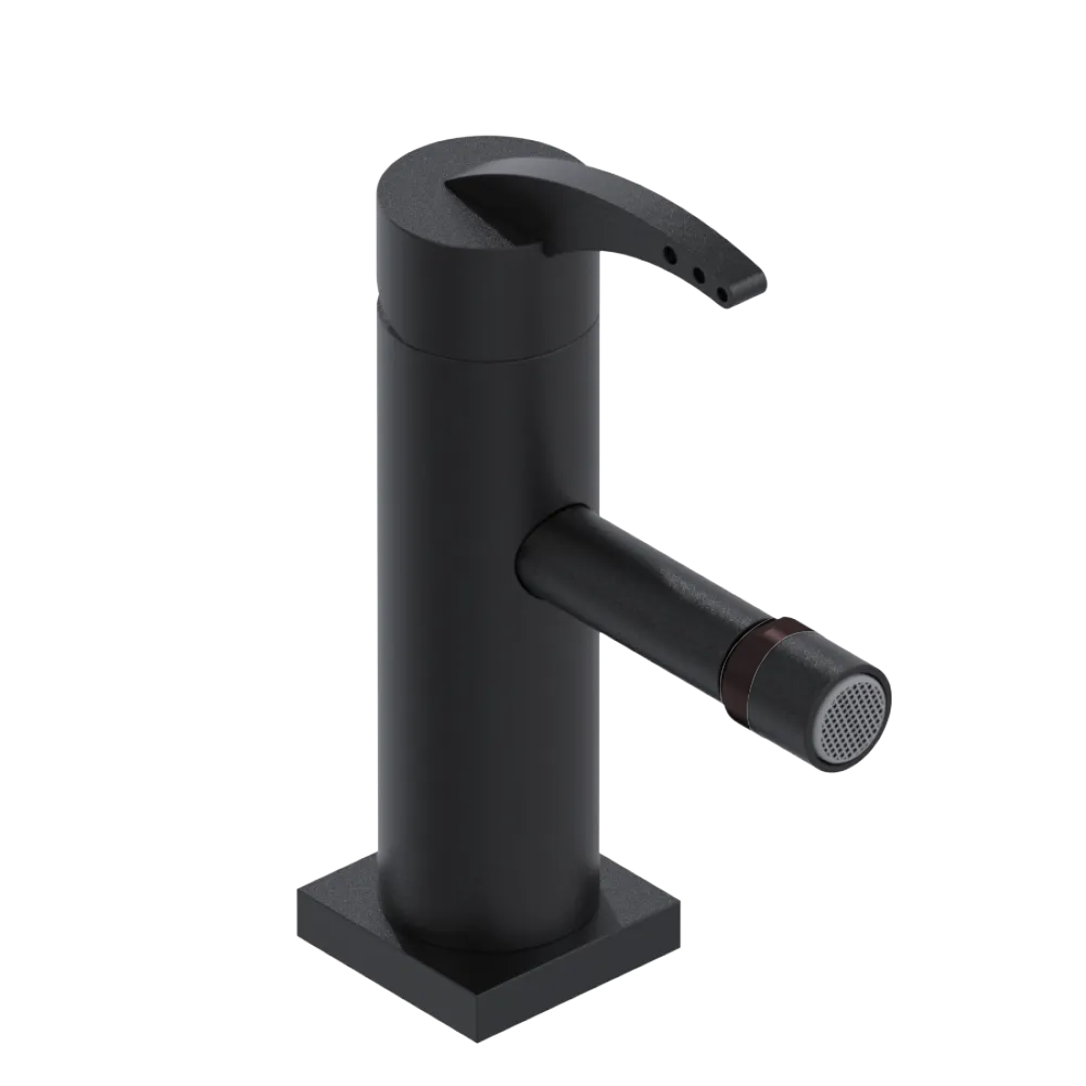 Rubinet Single Control Bidet Fitting (less drain) Matt Black
