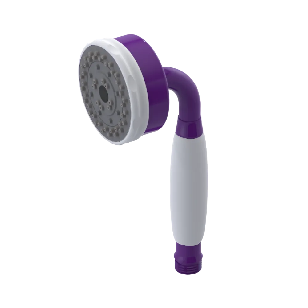Rubinet 3 Function Hand Held Shower Only Purple Haze