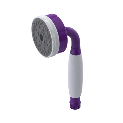 Rubinet 3 Function Hand Held Shower Only Purple Haze