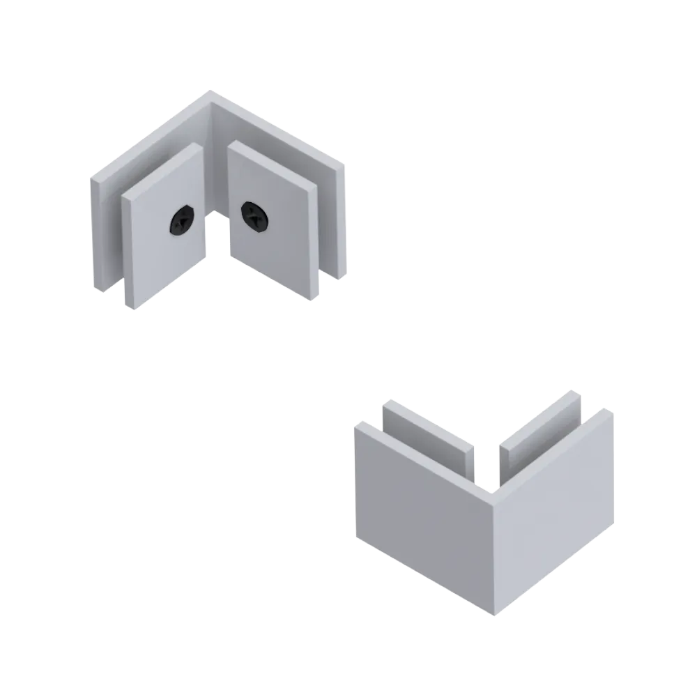 Rubinet 90 Glass to Glass White