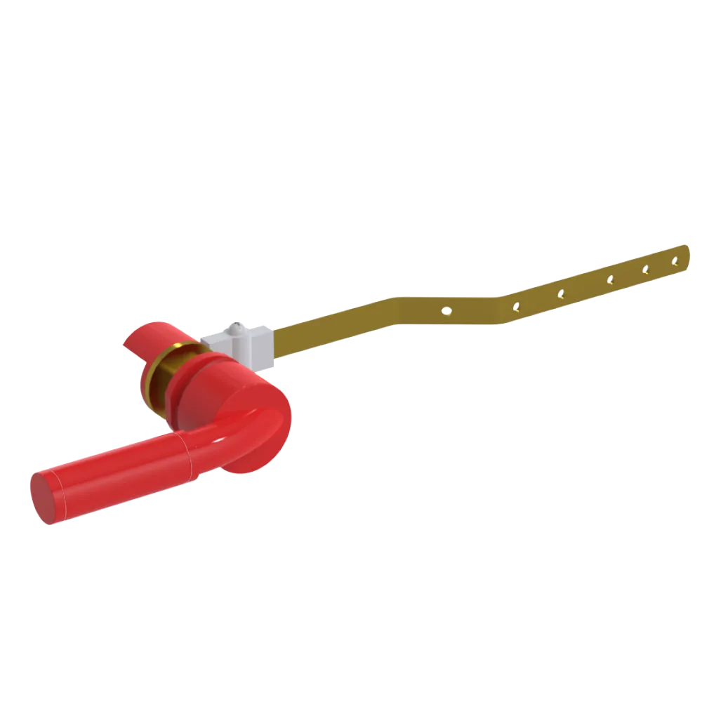 Rubinet Trip Levers Red