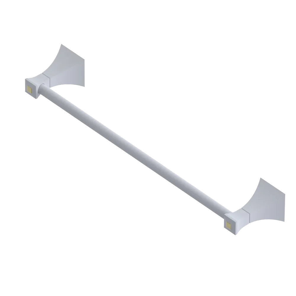 Rubinet Towel Bar 18" Matt White
