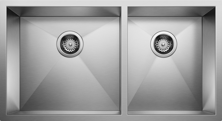 Blanco  PRECISION U 1¾ Stainless Steel Kitchen Sinks