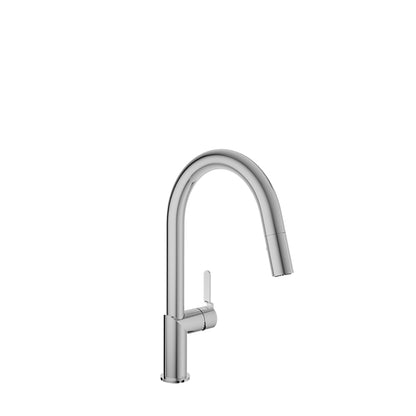 Baril Single-hole kitchen faucet with 2-function pull-down spray