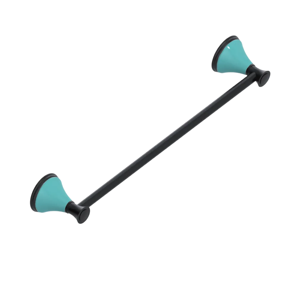 Rubinet Towel Bar 24" Matt Black