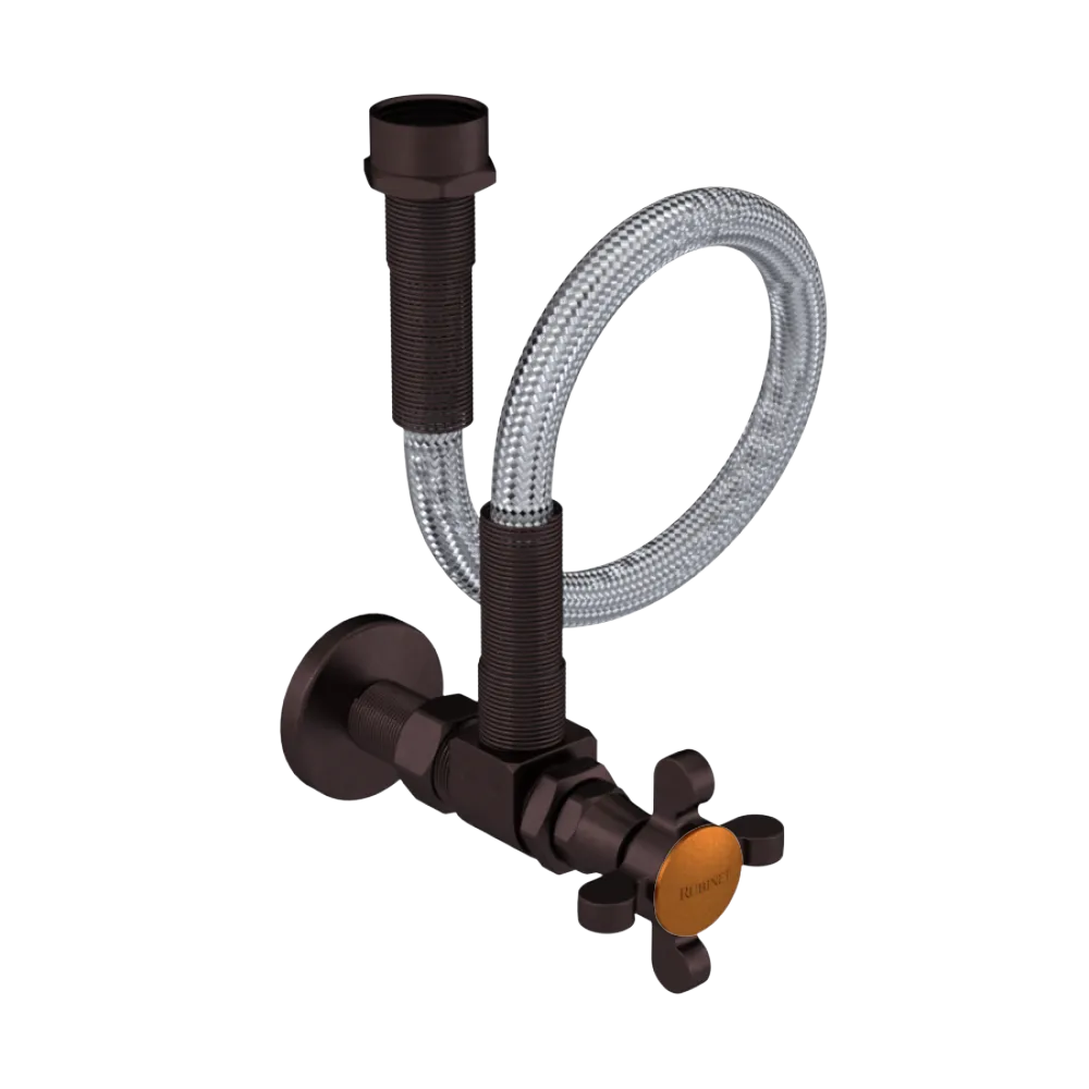 Rubinet Exposed Supply Kit (classic) Tuscan Brass