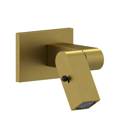 Rubinet Wall Mount Bidet & Foot Rinse with Dual Function Spray Antique Brass Matt