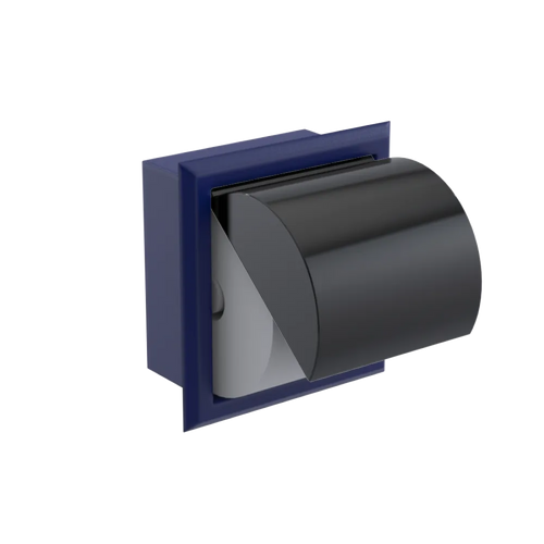 Rubinet RECESSED TOILET PAPER HOLDER Midnight Blue