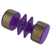 Rubinet Shower Door Knob (set) Purple Haze