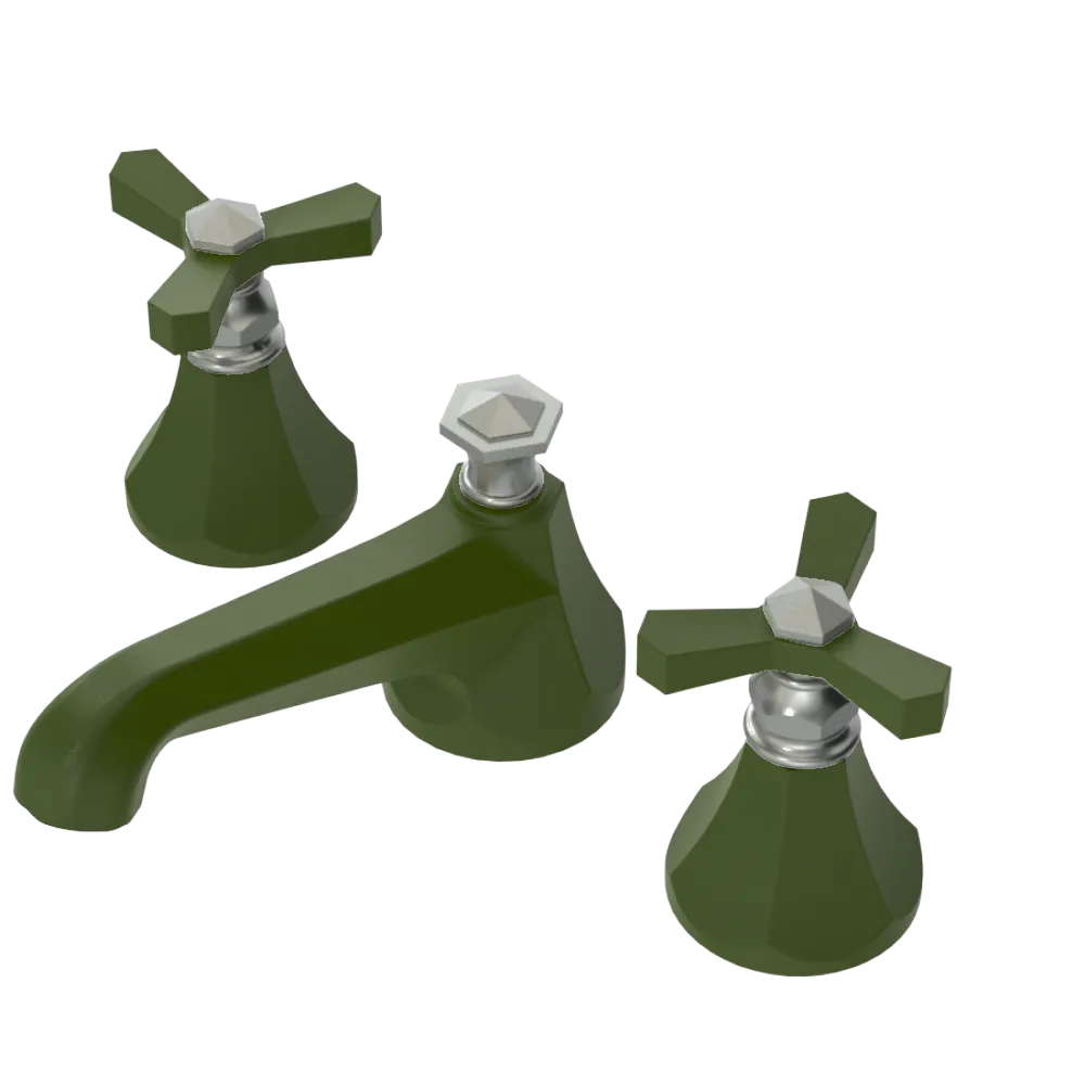Rubinet Widespread Lav. Set. (less drain) Green Envy