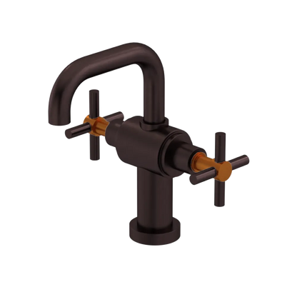 Rubinet Single Hole Dual Handle Lav. Set. (less drain) Oil Rubbed Bronze