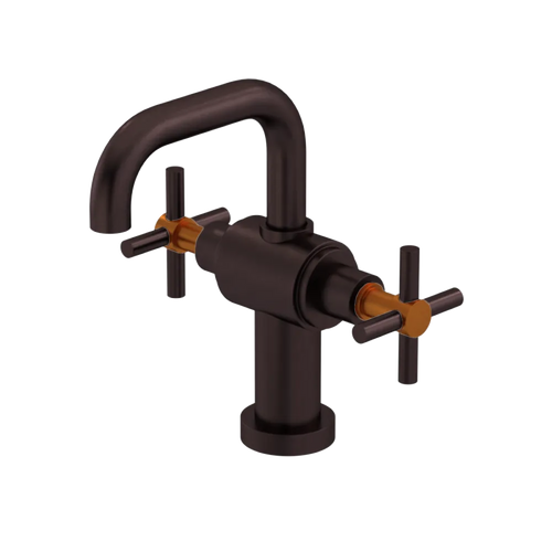 Rubinet Single Hole Dual Handle Lav. Set. (less drain) Oil Rubbed Bronze