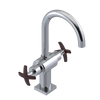 Rubinet Single Hole Dual Handle Lav. Set. (less drain) Chrome