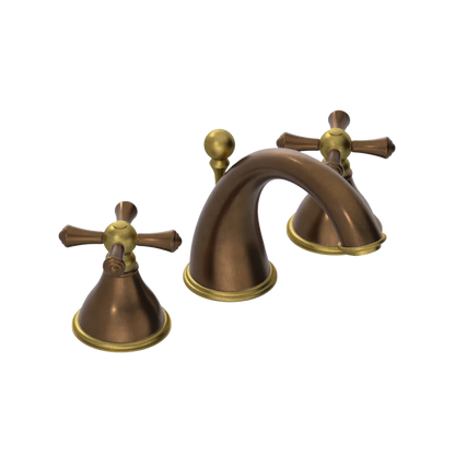 Rubinet Widespread Lav. Set. (less drain) Tuscan Brass