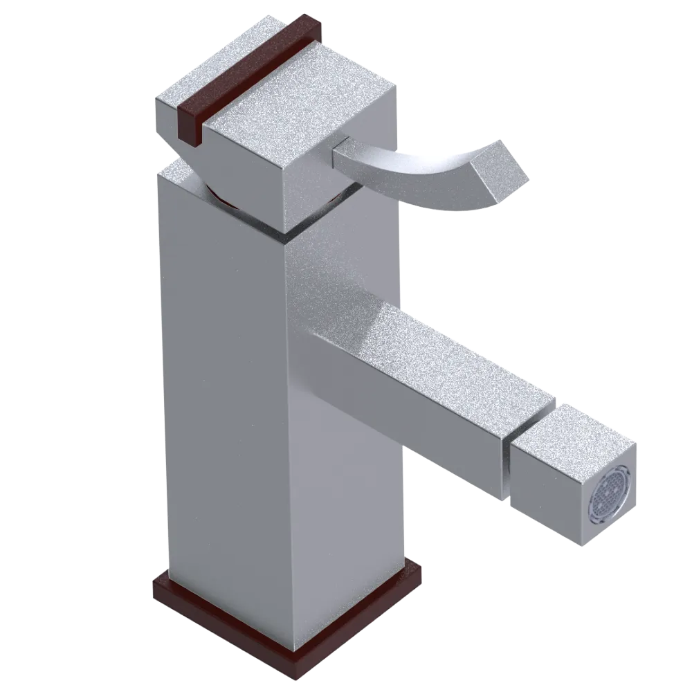 Rubinet Single Control Bidet Fitting (less drain) Satin Chrome
