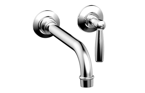 Phylrich WORKS Single Handle Wall Lavatory Set - Lever Handles 220-16