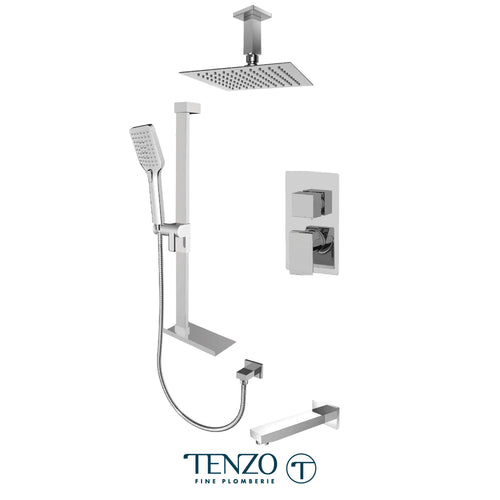 Tenzo 3 Functions Slick 3-Way Shower Kit