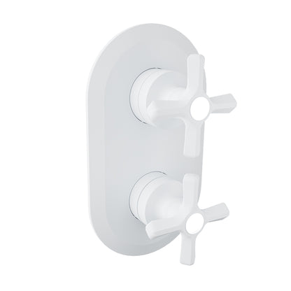 Baril Complete thermostatic pressure balanced shower control valve with 2-way diverter