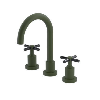 Rubinet Widespread Lav. Set. (less drain) Green Envy