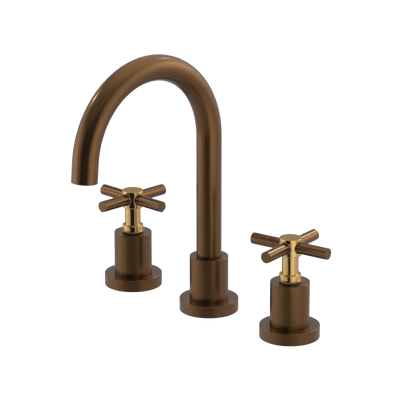 Rubinet Widespread Lav. Set. (less drain) Tuscan Brass