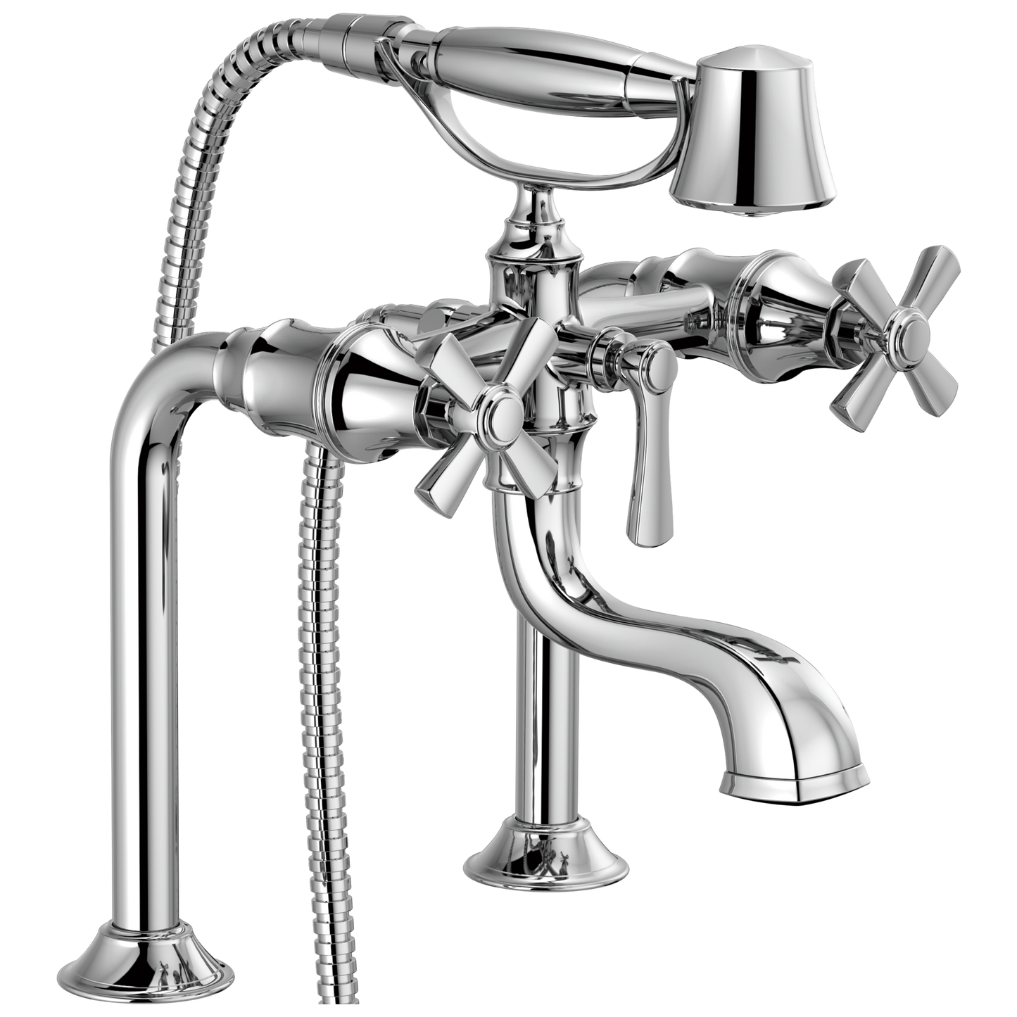 Brizo Two Handle Tub Filler Trim Kit With Cross Handles