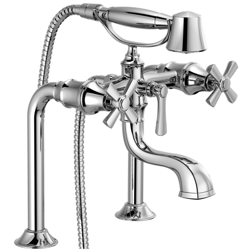 Brizo Two Handle Tub Filler Trim Kit With Cross Handles