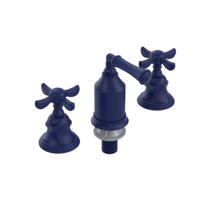 Rubinet Bidet Fitting with Spray, Diverter, and Vacum Breaker (Less Drain) Midnight Blue