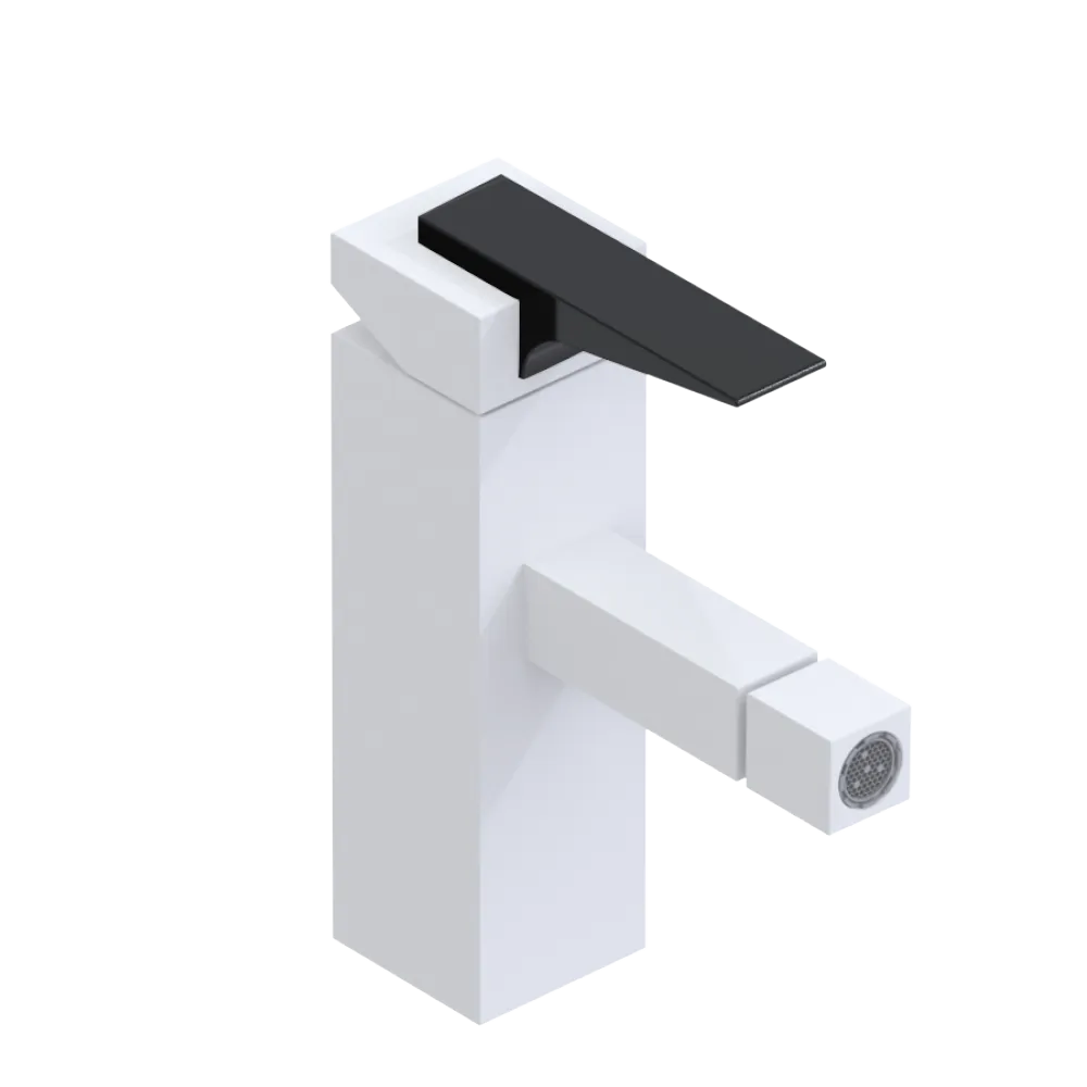 Rubinet Single Control Bidet Fitting (less drain) Matt White