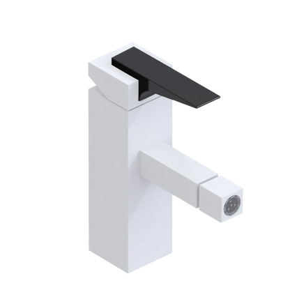 Rubinet Single Control Bidet Fitting (less drain) Matt White
