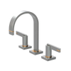 Rubinet Widespread Lav. Set. (less drain) Satin Nickel