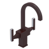 Rubinet Single Hole Dual Handle Lav. Set. (less drain) Bordeaux