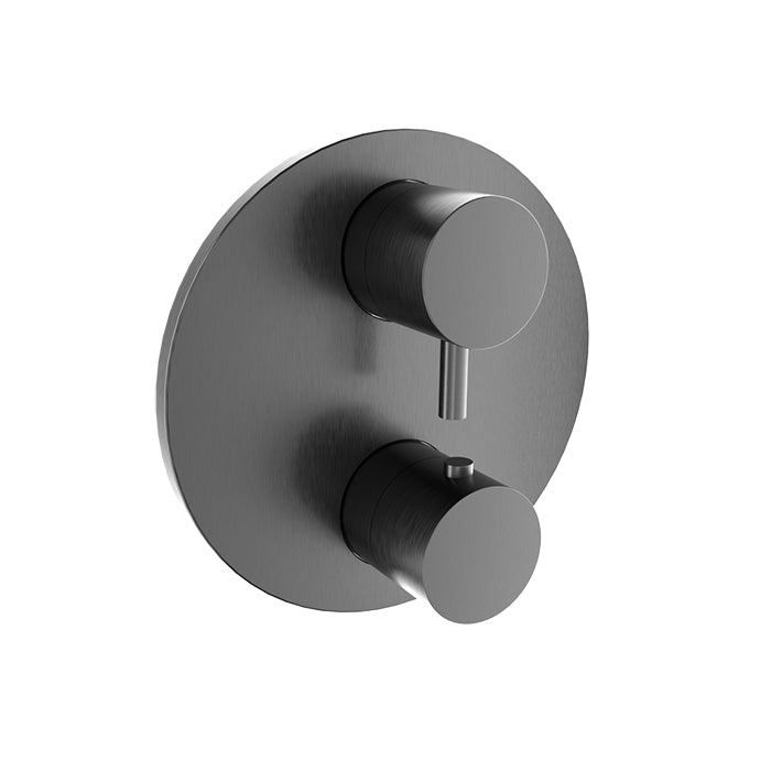 Baril Complete thermostatic pressure balanced shower valve with 1-way diverter